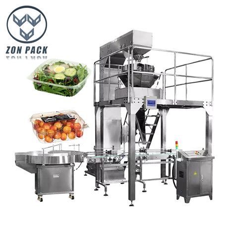 Packaging machines for vegetables, salad and fruit.